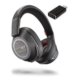 Plantronics/Poly Voyager 8200 USB-C B8200 Headset, Black