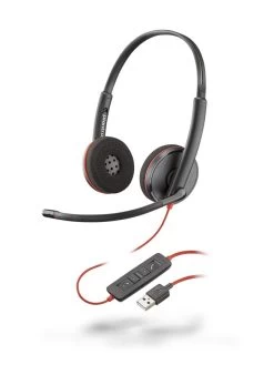 Plantronics/Poly Blackwire 3200 Series Corded USB Headset 18 Plantronics/Poly Blackwire 3200 Series Corded USB Headset -Cheap Headphones Store blackwire 3220 usb a screen rgb 07jul17 1 2 1