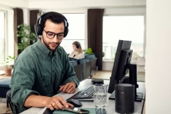 EPOS | Sennheiser ADAPT 563 ANC Bluetooth Headset -Cheap Headphones Store epos sennheiser adapt 560 anc bluetooth headset with usb dongle lifestyle image 1