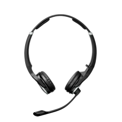 EPOS|Sennheiser IMPACT DW Pro 2 USB ML Wireless Headset (DW30USBML) -Cheap Headphones Store epos sennheiser impact dw pro 2 usb ml wireless headset front view