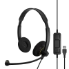 EPOS|Sennheiser IMPACT SC 60 Headset USB ML -Cheap Headphones Store epos sennheiser impact sc 60 usb ml side view with usb