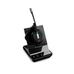 EPOS|Sennheiser IMPACT SDW 5015 3-in-1 Wireless Headset 26 EPOS|Sennheiser IMPACT SDW 5015 3-in-1 Wireless Headset -Cheap Headphones Store epos sennheiser impact sdw 5015 3 in 1 wireless headset right side view with base