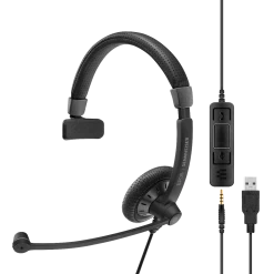 EPOS | Sennheiser SC 45 USB MS Corded Headset -Cheap Headphones Store epos sennheiser sc 45 usb ms corded headset