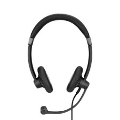 EPOS | Sennheiser SC 75 USB MS Corded Headset -Cheap Headphones Store epos sennheiser sc 75 usb ms corded headset front view
