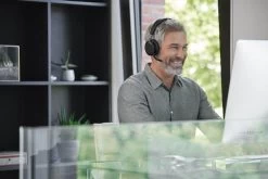 Jabra Evolve2 75 ANC Bluetooth Headset -Cheap Headphones Store jabra evolve2 75 lifestyle male monitor home office medium 1 1