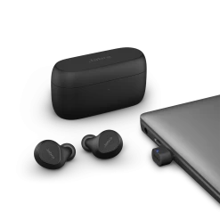 Jabra Evolve2 Buds Wireless Earbuds -Cheap Headphones Store jabra evolve2 buds angle 12 uc usbc light lb