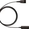 Jabra Link 230 QD To USB Cable No Controls -Cheap Headphones Store jabra link 230 qd to usb cable no controls