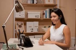 Yealink WH63 Convertible Wireless Headset 26 Yealink WH63 Convertible Wireless Headset -Cheap Headphones Store lifestyle image 8 2