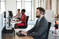 Shokz OpenComm 2 Wireless Bluetooth Bone Conduction Headset - Black -Cheap Headphones Store opencomm office 12 1