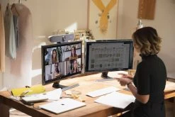 Poly P15 Personal Video Conferencing Bar -Cheap Headphones Store p15 lifestyle 1 1