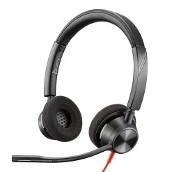 Plantronics/Poly Blackwire 3300 Series Corded USB Headset -Cheap Headphones Store poly blackwire 3320 stereo 2