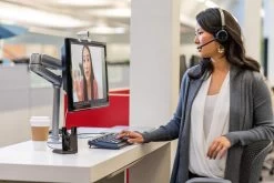 Plantronics/Poly Voyager 4300 Series Bluetooth Headset -Cheap Headphones Store poly voyager 4320 studio p5 open office lifestyle 25