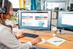 Plantronics/Poly Blackwire 8225 ANC Corded USB Headset -Cheap Headphones Store remote monitoring services blackwire 8225 office web 4