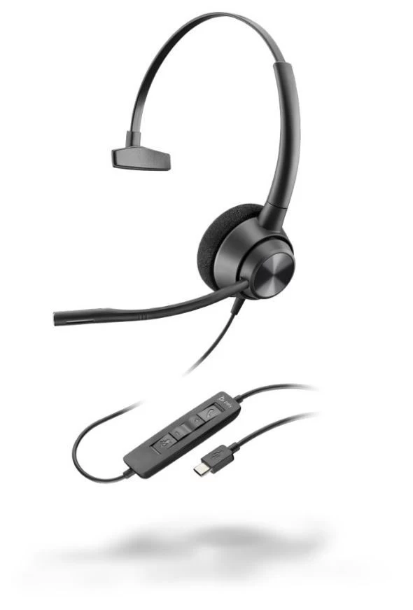 Plantronics/POLY EncorePro EP310 USB-C Corded Headset 3 Plantronics/POLY EncorePro EP310 USB-C Corded Headset