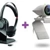 Poly P5 Webcam & Voyager Focus UC + Charging Stand Bundle -Cheap Headphones Store voyager p5 bundle 4